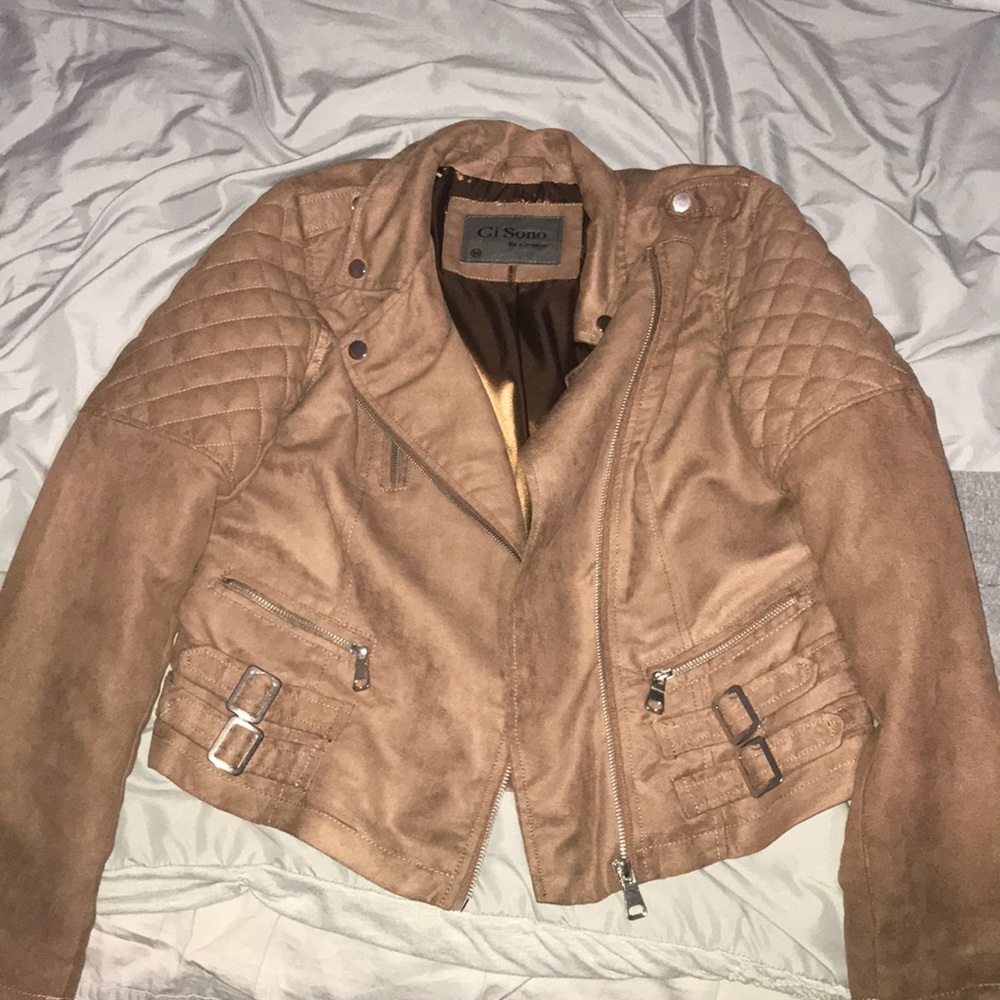 Brown Zip Up Jacket